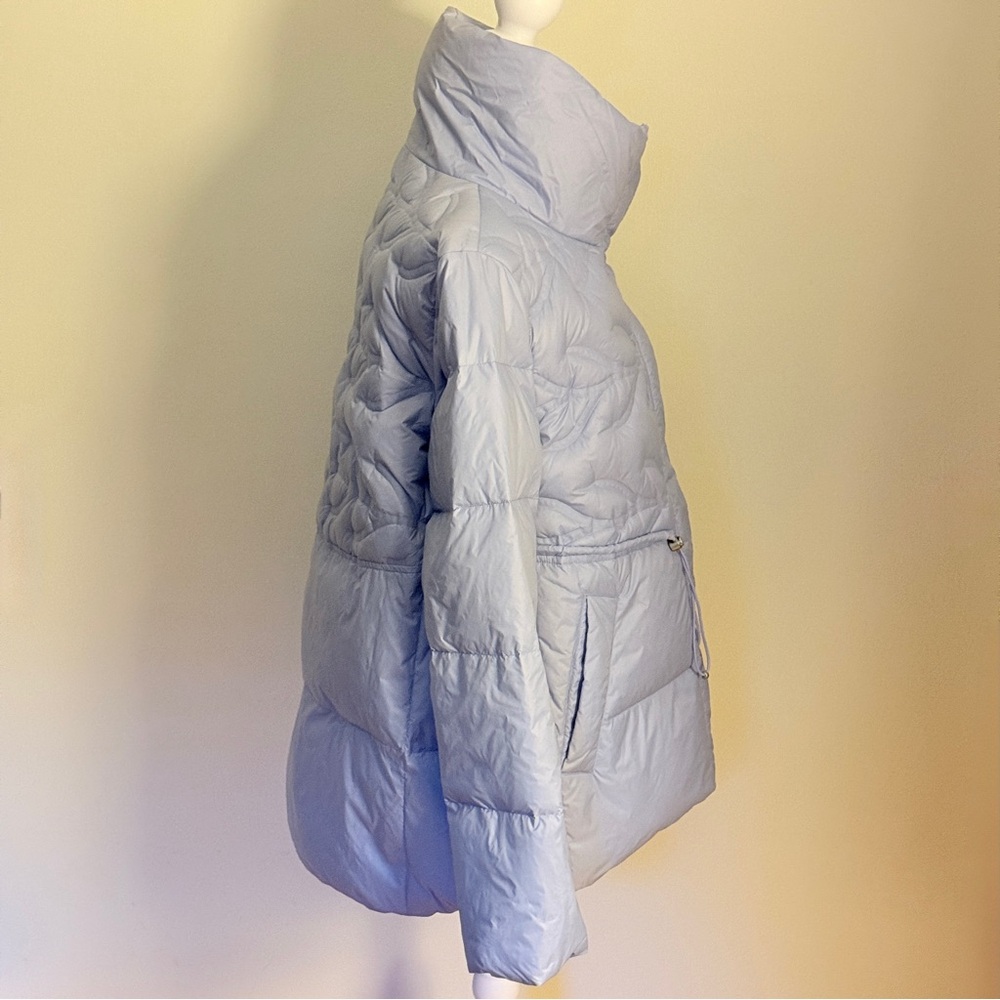 Vgrass Light Periwinkle Bonded Goose Down Puffer … - image 2